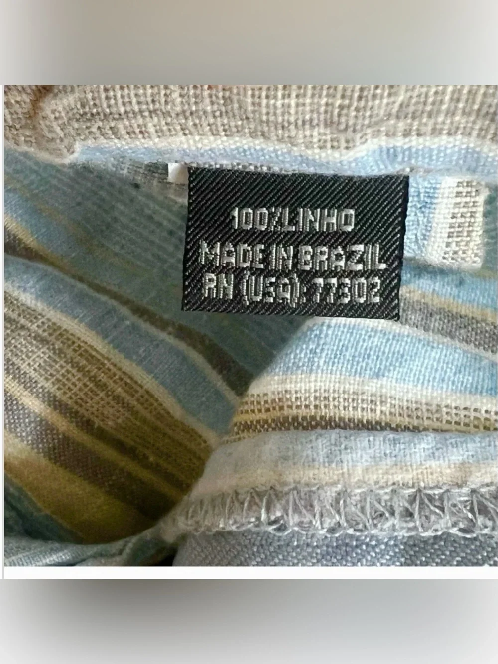 Zara linen striped capris (EUC) size L / 32